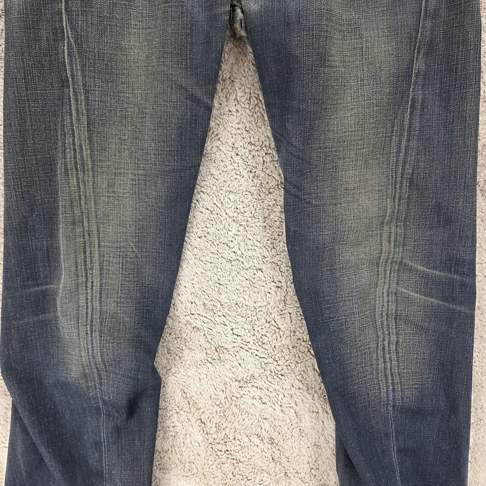 VTG Levis Engineered Jeans Mens Blue Twisted Buckle Back Dark Wash Fits 32x30